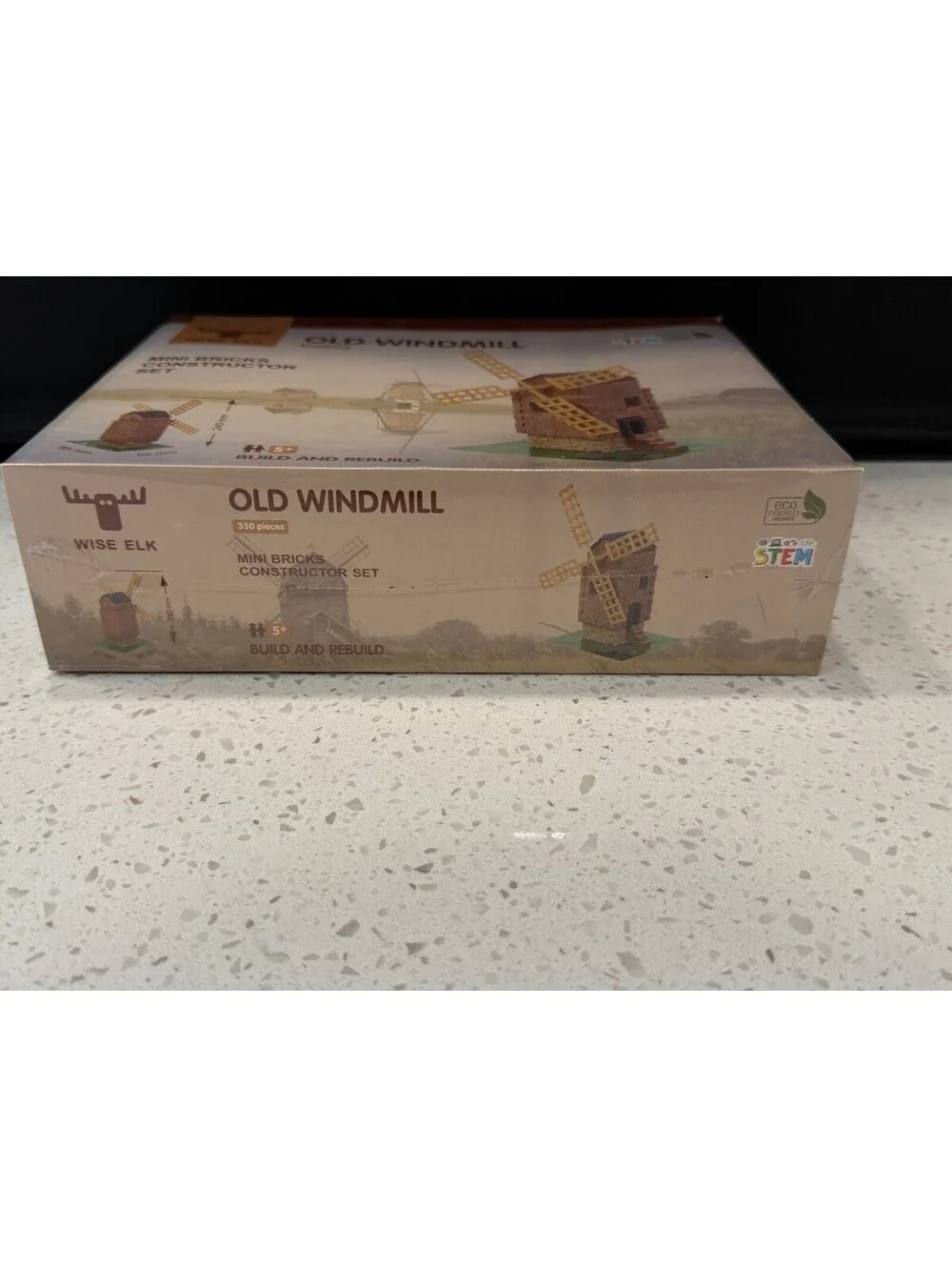Wise Elk Old Windmill Mini Bricks Constructor Set